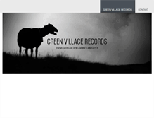 Tablet Screenshot of greenvillagerecords.com